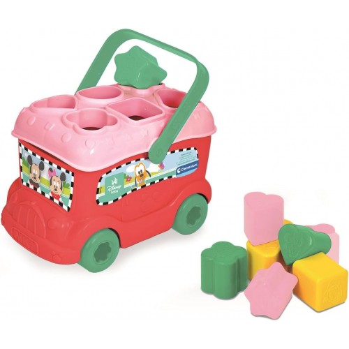 Clementoni Disney Baby "Minnie Shape Sorter Bus" 10m+