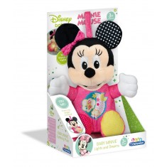 Clementoni Disney Baby Minnie светлечка плиш кукла 6+мес.