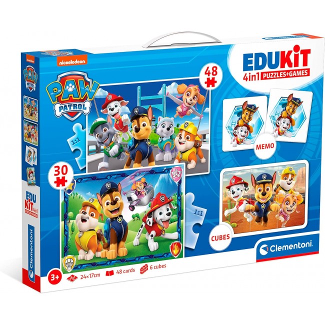 Clementoni Edu Kit игри 4во1 "Paw Patrol" (3+год.)