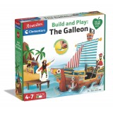 Clementoni Едукативна Игра Галија "Build & Play Galeon" (4+ god)