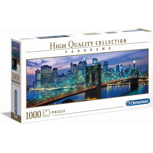 Clementoni Panorama Puzzle "New Your Brooklyn Bridge" 1000пар.(14-99год.)