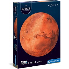 Clementoni Round Puzzle Space Collection "Mars" 500пар.(14-99год.)