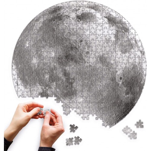 Clementoni Round Puzzle Space Collection "MOON" 500пар.(14-99год.)