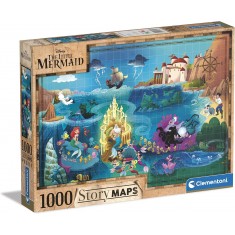 Clementoni Disney Пазли Story Maps 1000 пар "The Little Mermaid" 