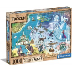Clementoni Disney Пазли Story Maps 1000 пар "Frozen" 