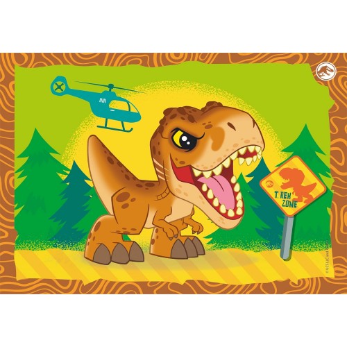 Clementoni Jurassic World пазли сет 4во1 - 12+16+20+24 пар.3г+