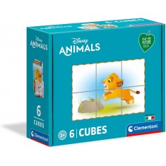 Clementoni Disney Сложувалка 6 Коцки "Disney ANimals" (2+год.)