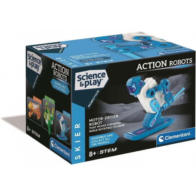 Clementoni Science Action Ski Robot - Робот скијач (8г+)