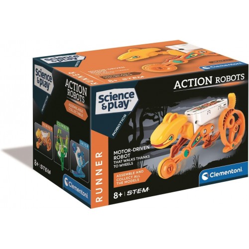 Clementoni Science Action Runner Robot - Робот Tркач (8г+)