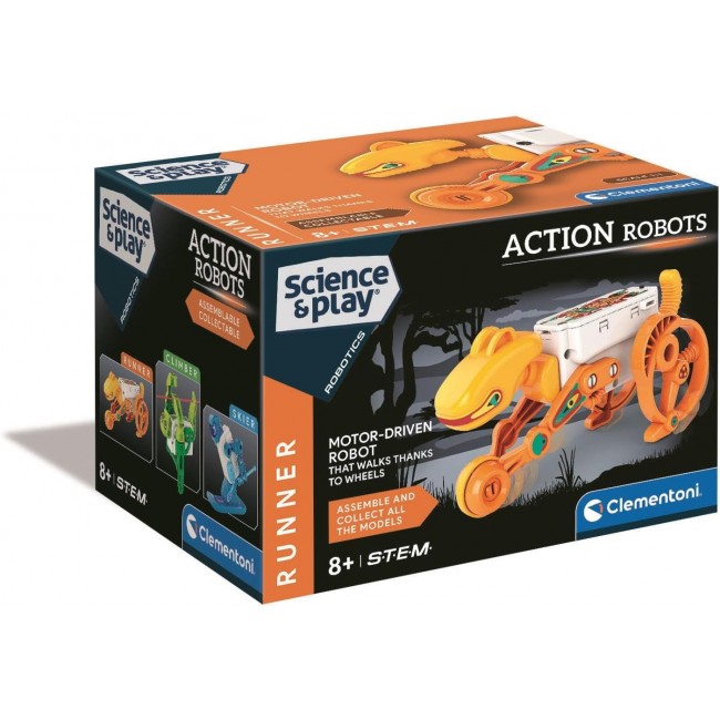 Clementoni Science Action Runner Robot - Робот Tркач (8г+)