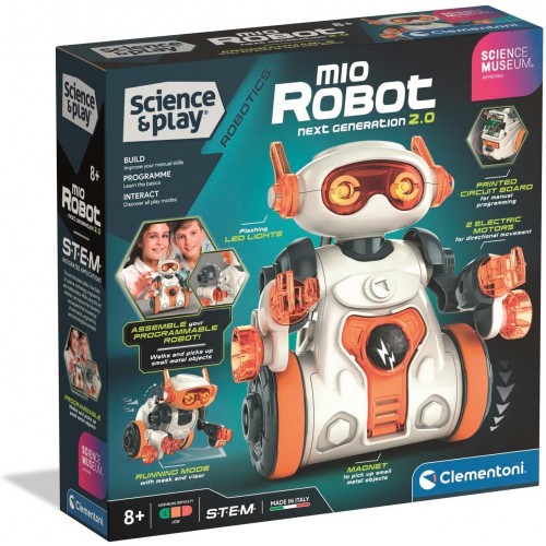 Clementoni Science and Play "Mio Robot  2.0 - Мојот Робот" (8+год.)