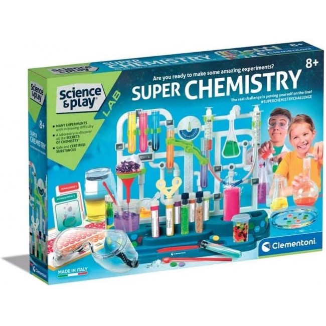 Clementoni Science and Play "Super Chemistry - Супер Хемија  Експерименти" (8+год.)