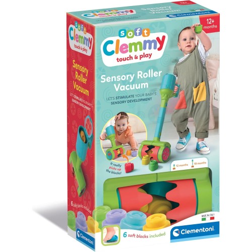 Clementoni Baby Clemmy "Sensory Roller Vacum - Сензорна Правосмукалка"(12m+) 