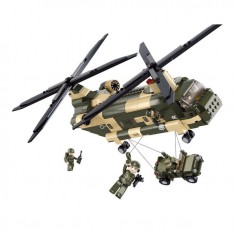 Sluban Army - Транспортен Хеликоптер "Chinook" 520 коцки (6+год.)