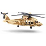 Sluban Army - Воен Хеликоптер "Black Hawk" 439 коцки (6+год.)