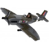 Sluban Army - Воен Авион "Spitfire" 182 коцки (8+год.)