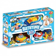 WOW Toys Сет од 3 играчки "Bathtime Friends" (1-5 год.)