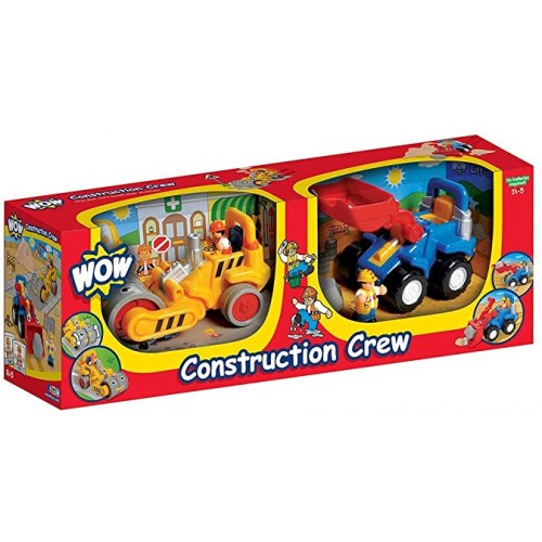 WOW Сет од 2 Играчки "Construction Crew" (1,5-5 год.)