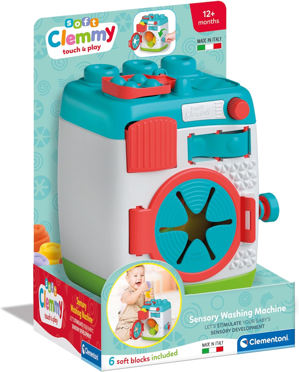 Clementoni Baby Clemmy "Sensory Washing Machine - Сензорна Машина"(12m+)